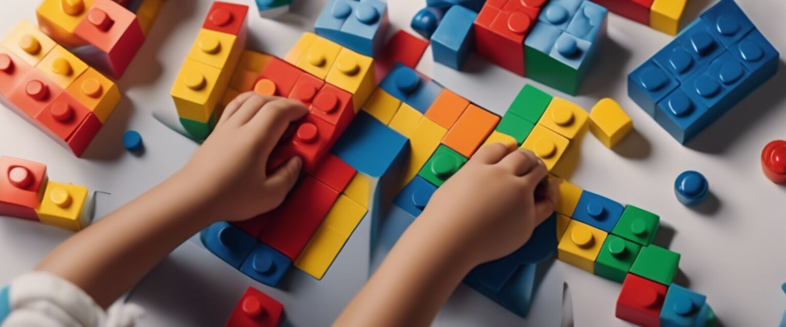 Children building diverse structures with blocks