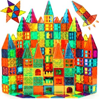 FNJO Magnetic Tiles 110 Pieces