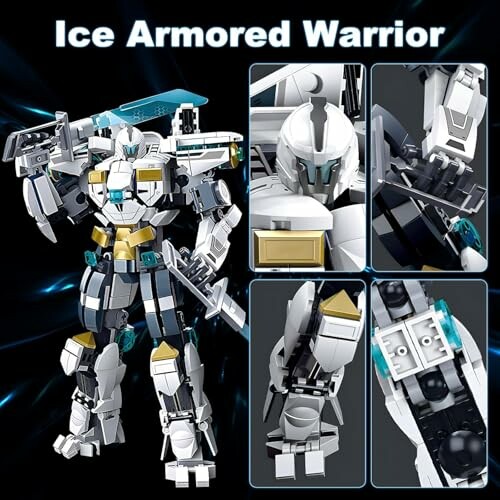 Ice Armored Warrior toy with detailed features