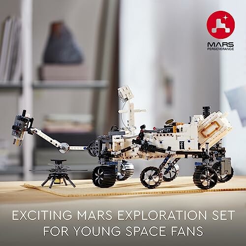 Mars exploration toy set for young space fans