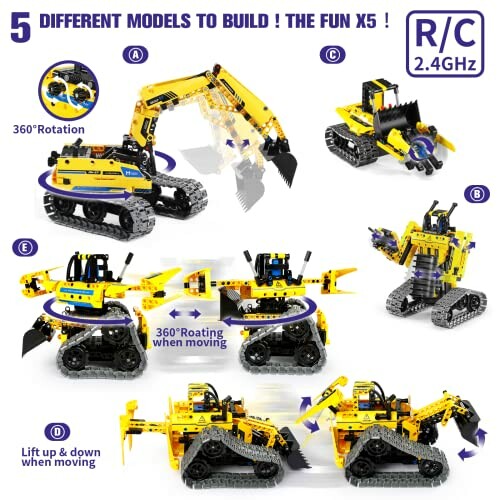 5 in 1 Building Toys STEM Robotics Kit